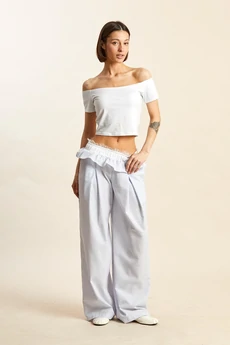 Брюки 5264 бело-голубой Rivoli