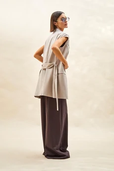 Жилет 8096 серо-розовый Rivoli