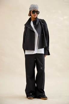 Костюм брючный 9035 черный Rivoli