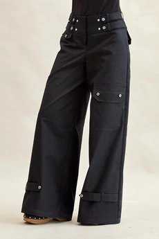 Костюм брючный 9035 черный Rivoli