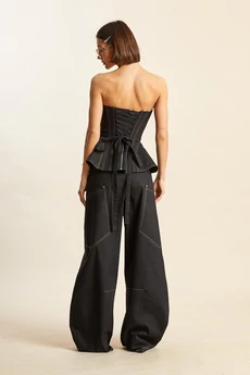 Костюм брючный 9041 черный Rivoli