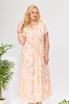 Платье 1-1826 розовый Romanovich style