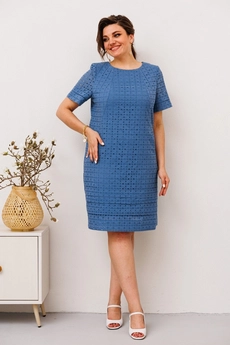 Платье 1-1948 джинс Romanovich style