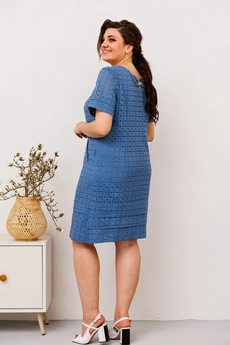 Платье 1-1948 джинс Romanovich style