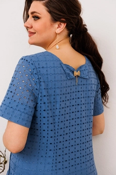 Платье 1-1948 джинс Romanovich style