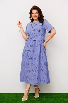 Платье 1-1951 лаванда Romanovich style