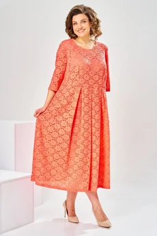 Платье 1-2221 персиковый Romanovich style