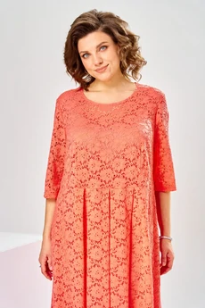 Платье 1-2221 персиковый Romanovich style