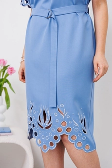 Платье 1-2370 голубой Romanovich style