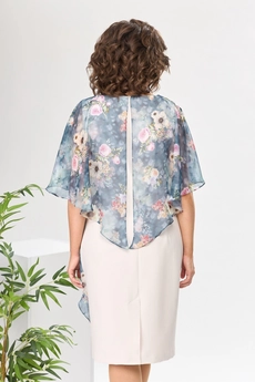 Платье 1-2371 голубой Romanovich style