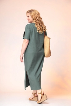 Платье 1-2394 хаки Romanovich style