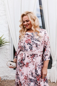 Платье 1-2411 пудра Romanovich style