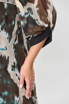 Платье 1-2442 коричневый Romanovich style