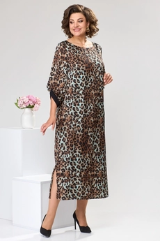 Платье 1-2442 леопардовый Romanovich style