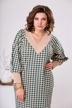 Платье 1-2450 бежевый Romanovich style