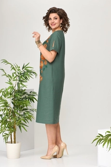 Платье 1-2534 хаки Romanovich style