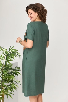 Платье 1-2534 хаки Romanovich style