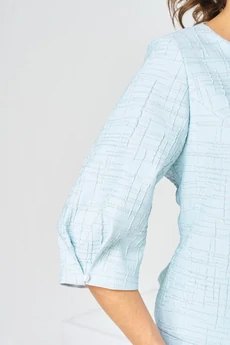 Платье 1-2537 голубой-1 Romanovich style