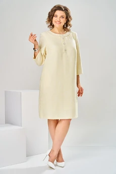 Платье 1-2589 молочный Romanovich style