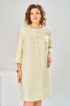 Платье 1-2589 молочный Romanovich style