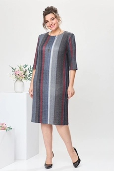 Платье 1-2639 полоска Romanovich style