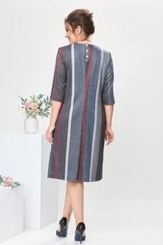 Платье 1-2639 полоска Romanovich style