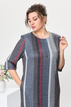 Платье 1-2639 полоска Romanovich style