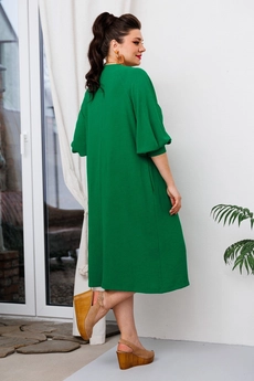 Платье 1-2650 зеленый Romanovich style