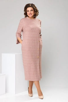 Платье 1-2732 тёплая пудра  Romanovich style
