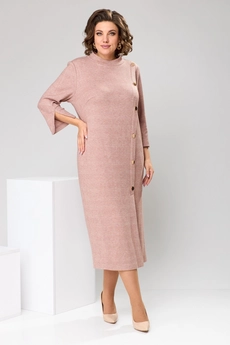 Платье 1-2732 тёплая пудра  Romanovich style