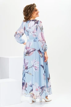 Платье 1-2769 голубой Romanovich style