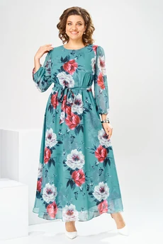 Платье 1-2769 полынь Romanovich style