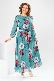 Платье 1-2769 полынь Romanovich style