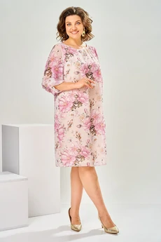 Платье 1-2792 персиковый Romanovich style