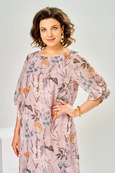 Платье 1-2792 пудровый Romanovich style