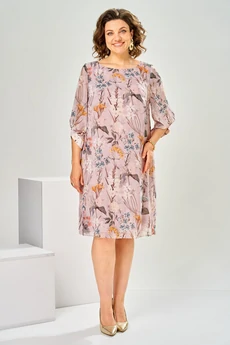 Платье 1-2792 пудровый Romanovich style