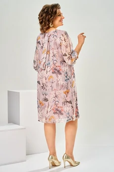 Платье 1-2792 пудровый Romanovich style