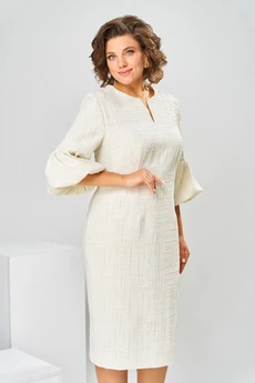 Платье 1-2809 молочный Romanovich style