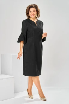 Платье 1-2809 черный Romanovich style