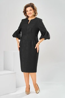 Платье 1-2809 черный Romanovich style