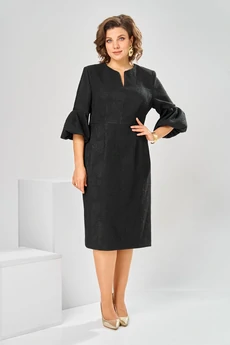 Платье 1-2809 черный Romanovich style