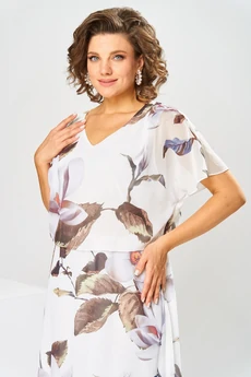 Платье 1-2825 белый Romanovich style