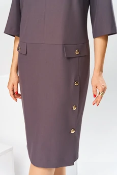 Платье 1-2829 графит Romanovich style