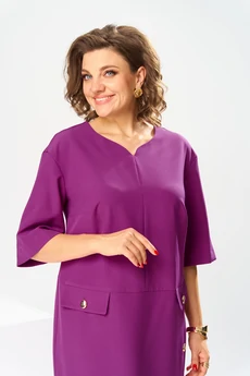 Платье 1-2829 фуксия Romanovich style