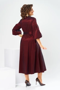 Платье 1-2837 бордовый-1 Romanovich style