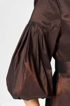 Платье 1-2837 коричневый Romanovich style