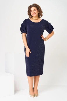 Платье 1-2839 синий Romanovich style