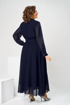 Платье 1-2850 синий Romanovich style