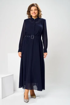 Платье 1-2850 синий Romanovich style