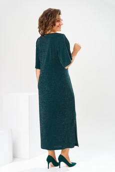 Платье 1-2853 зелёный Romanovich style